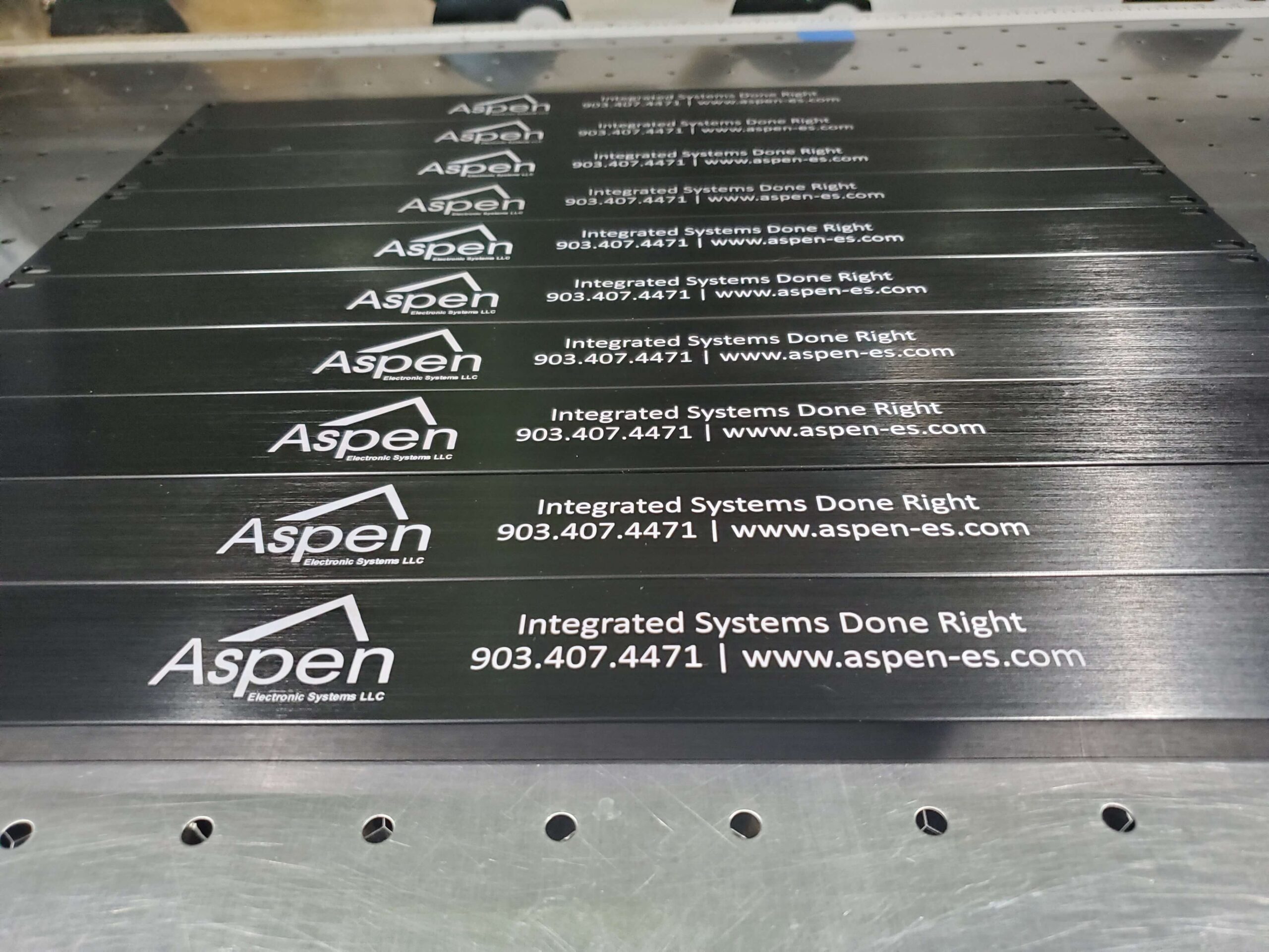 Aspen Rack Panel With Number and Address