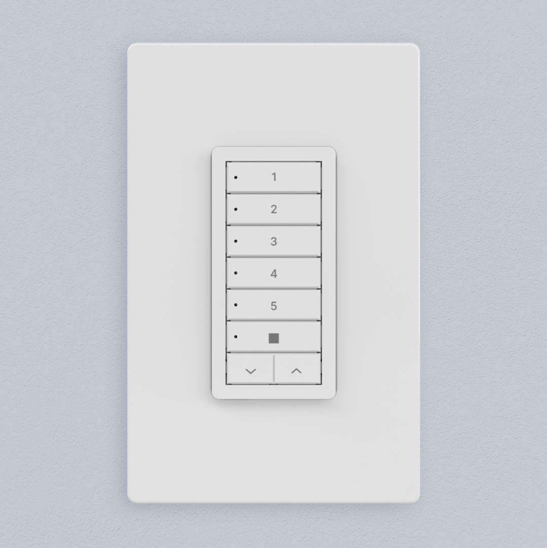 A Single Panel Control in White Color