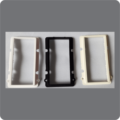 Button Holder Frames in White Ivoryand Black